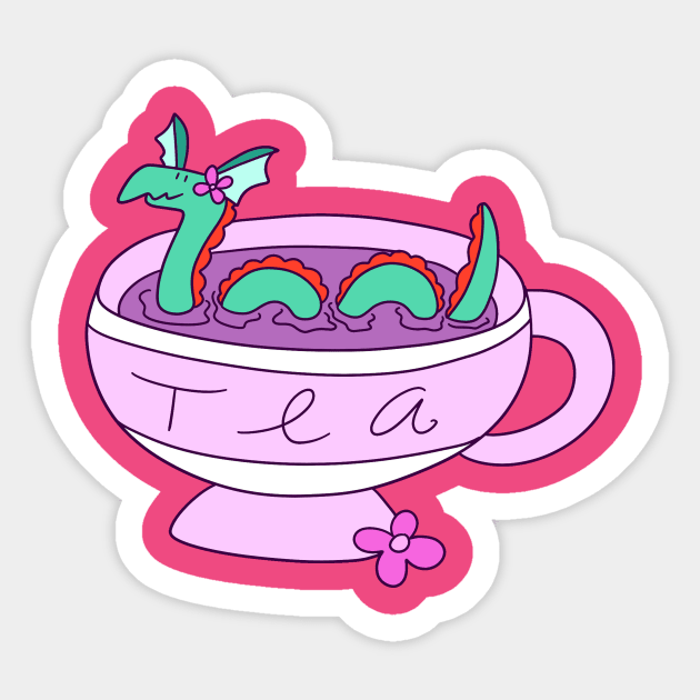 Dragon Tea Sticker by saradaboru